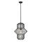Z-Lite Orsay 1 Light Pendant, Matte Black & Clear 1941P15-MB - alternate 8